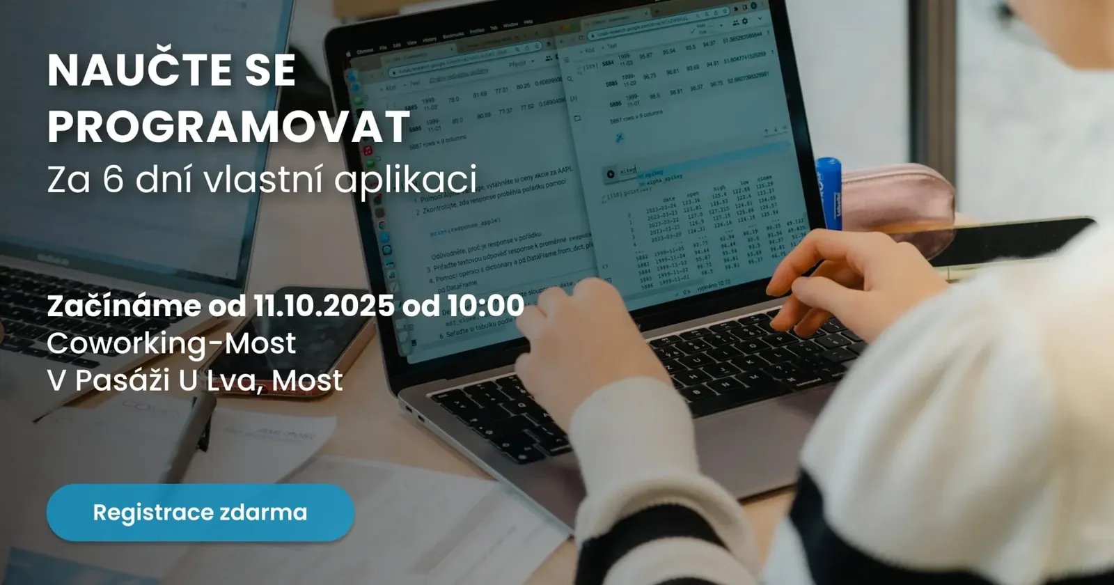 Naučte se programovat a vytvořte si svojí aplikaci za 6 dní